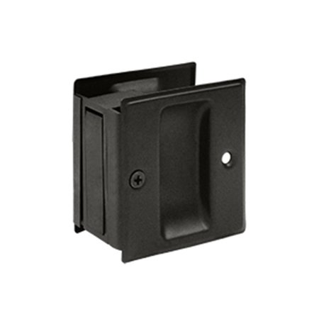DENDESIGNS 2.5 x 2.75 in. Passage Pocket LockOil Rubbed Bronze Solid DE831495